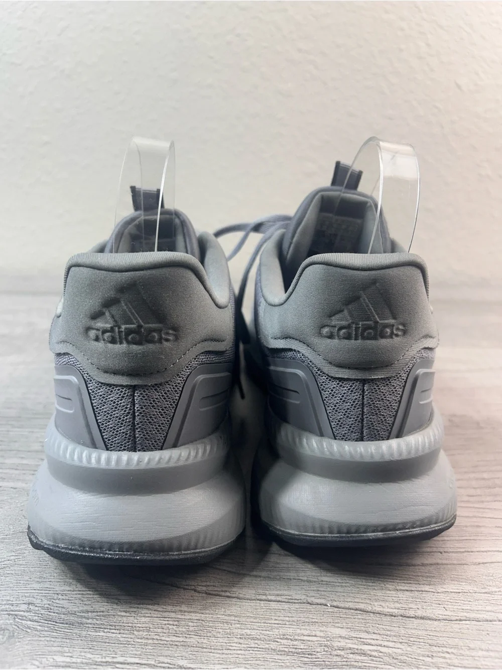 Adidas Runfalcon 3.0 Cloudfoam Gray Black Running Shoes Men’s Athletic Size 9 - Picture 4 of 11
